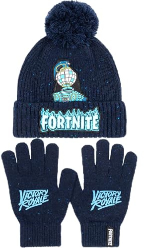 Fortnite Winter-Sets Accessoires warmes Strickset Geschenk für Jungen