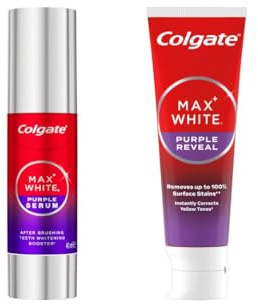 Colgate - Pack Toner Max White - Viola - Toner 40ml e dentifricio 75ml