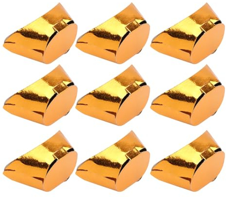 Ahnenverehrungsbarren 90 Stück aus Papier in Gold für Opferzeremonien | Festliche Ausführung, für Ahnen und Begräbnisse, 3 Beutel mit Je 30 Stück, Goldfarbene Form