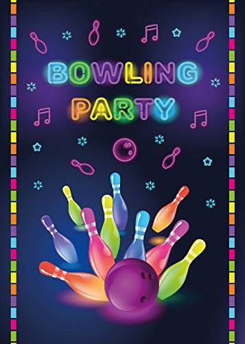 8 Einladungskarten Bowling Mädchen Jungen Geburtstag Erwachsene Kindergeburtstag Geburtstagseinladungen Einladungen Geburtstagsparty Kartenset