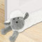 The Magic Toy Shop White Sheep Novelty Draught Excluder Cushion – Perfect for Blocking Wind, Noise, Light, Dust – Under Door Draft Stopper for Doors, Windows – Ideal Housewarming Gift