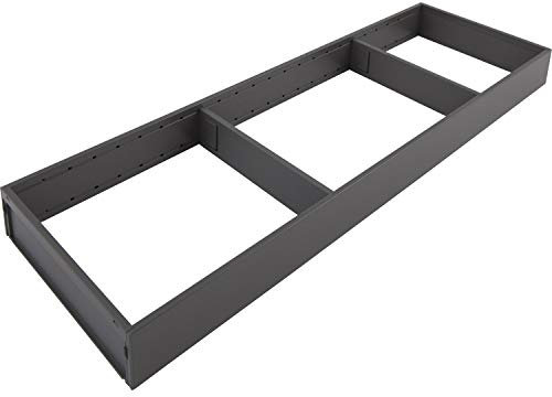 BLUM AMBIA-LINE Schubkastenrahmen breit, NL600mm, Stahl oriongrau matt