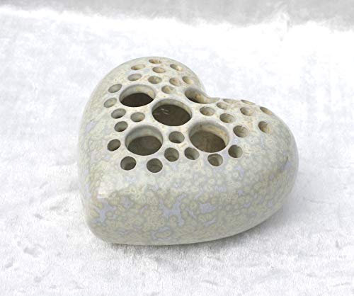 Herz Vase Steckvase Keramik Handarbeit - Geschenk