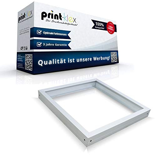 LED Panel Rahmen 62 x 62 cm Aufputzgehäuse Einbaurahmen Deckenbefestigung Weiß - Office Pro Serie
