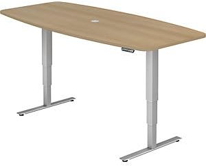 KAISER+KRAFT Konferenztisch mit Memoryschalter, Eiche