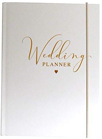 Design By Violet DBV-81-WPLAN 2019 Hochzeitsplaner, Weiß, 14,7 x 21,1 cm