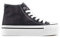 MODELISA - Zapatillas Deportivas con Plataforma para Mujer (Negro/Lona, Numeric_39)