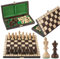 Olympisches Schach Spiel | Master of Chess | Klein Holz Edles Schachbrett 30 cm / 11,8 inch | Turnier Schachspiel Holz Hochwertig für Kinder und für Erwachsene