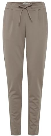 ICHI IHKATE PA2 Damen Sweathose Sweatpants Relaxhose mit Stretch Schmaler Schnitt mit Elastikbund, Größe:L, Farbe:Driftwood (181210)