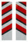 S-Line - Reflektierende Aufkleber, 16 x 4,5 cm, Verkauf paarweise