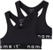 NAME IT Mädchen Nkfshort Top 2p Noos Unterhose, Black/Pack:w/ Black, 134-140 EU