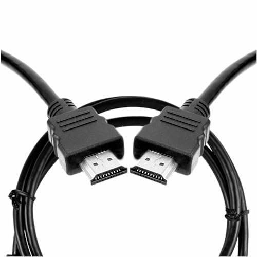 1 m langes HDMI-Kabel, High-Speed-Ethernet-Kabel, verfügt über ein internes Speed-V1.4-Goldkabel bietet hervorragende Audio- und HD-Bildqualität, verbindet DVD-Player und andere Geräte (1 m)