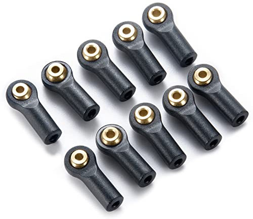 MORLORDY 10Pcs RC Plasic Tied Rod Ends Link Ball Joint Head Kit for 1/24 RC Crawler Car SCX24 Upgrades Accessories, B