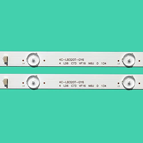 BAVALU 100% Nuovo 2 pz/Kit Strisce di Retroilluminazione A LED for THOMSON 32 TV T32D16DH 01B T32D16DH 01W JL.D32061330 004AS M 4C LB320T JF3 4C LB320T JF4