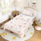 ENEN Bettwäsche Mädchen, Bettwäsche Kinder Rosa Bettbezug Hase Bettbezug 90x190 cm mit 1 Kissenbezug 40x60 cm, Kinder Bettdecken Set für Madchen & Jungen