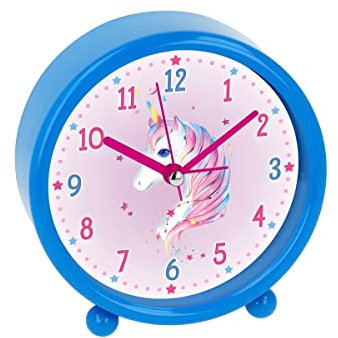 bb Klostermann Wecker Einhorn blau 54064 - Motiv Uhr Quarz