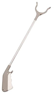 kawehiop Poubelle Picker Extender Poubelle Picking Outil En Acier Inoxydable Déchets Télescopique Griffe Pince Bâton Clip Grabber Marche