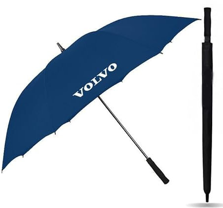 VIYOLI Autoschirm Regenschirm, für Volvo XC60 ect. Winddicht und sturmfest - für Herren und Damen ergonomischem Griff,B