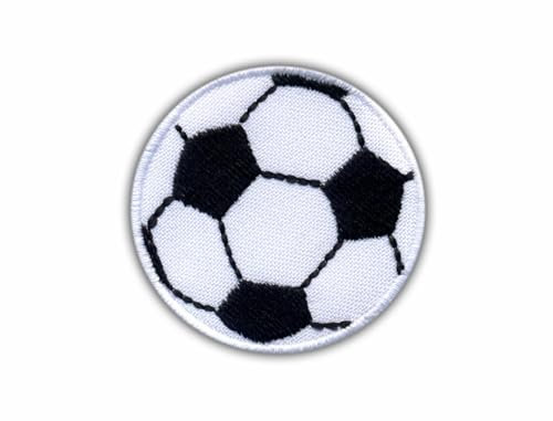 Football - Soccer Ball - Iron-on/Heat Seal Backing - Embroidered Patch/Badge/Emblem