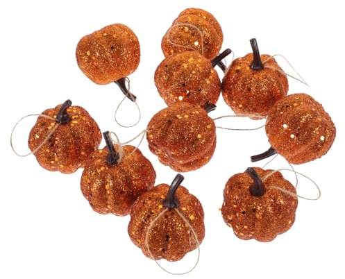 Cabilock 30 STK Schaumkürbis Herbstliche Tischdeko Herbstliche Kürbisdekoration Schaum Kürbis Orange Kleine Künstliche Kürbisse Schaum Kürbisse Mini-Schaum-kürbisse Halloween Modell