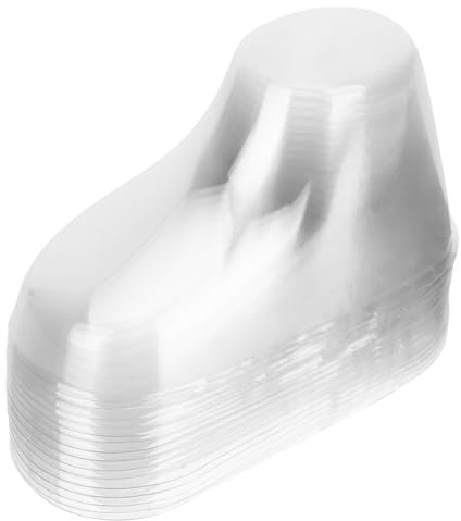 BUGUUYO 50 Paar Babyschuh Präsentationsständer Aus Kunststoff Schuhform Für Kleinkinder Transparent Langlebig Zur Aufbewahrung Von Babysocken Und Schuhen