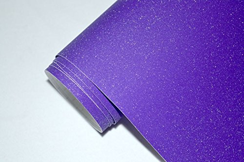 Neoxxim 57,2€/2 Glitzer Auto Folie - Glitzer lila Muster A4 21 x 30 cm Lackfolie Car Wrapping Lackschutzfolie blasenfrei flexibel