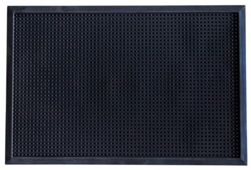 Hogar y Mas Felpudo Goma Negro PÚAS Classic 52X36CM