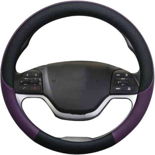 Lenkradbezug für Kia Picanto Morning Auto Lenkradbezug Leder Autozubehör Lenkradbezug Rad Lila