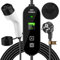 vapourd EV Chargeur Type 2, 3.68KW Portable Home EVSE 8/10/13/16A Courant Commutable Cable Recharge Voiture Electrique 5m avec LCD, IP66 Étanche 2 PIN EV Chargeur Station avec Sac