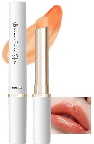 PH Lippenstift Farbwechsel,Pfirsich Lang Anhaltende Temperatur Lippenbalsam | Lippenstift Blush 2 in 1, Lipstick Wasserfest Lippenpflege, Make Up Valentinstag Weihnachten Geschenk für Frauen Mädchen-01
