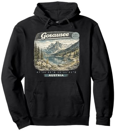 Gosausee Autriche Lac Alpes Autriche Cadeau Autriche Alpes Sweat à Capuche