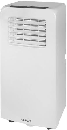 Eurom PAC 7.2 EEK: A Mobile Klimaanlage, Fernbedienung, Timer, Entfeuchtungskapazität 0,8 l/u, weiß (380378)
