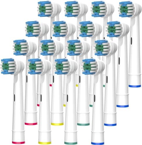 Aufsteckbürsten Ersatzzahnbürsten Ersatz Zahnbürsten für Oral-B elektrische Zahnbürsten 16 Stück