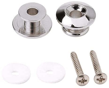 Sharplace Endknopf Gitarrengurte Gurtschlösse Gurtpins für Gitarre Mandoline Ukulele