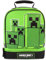 Minecraft Kids Lunchbox Creeper Zip Compartment - Bolsa para almuerzo (talla única), color verde