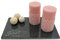 DiConcetto Schneidebrett aus Granit | Steinplatte | Granitplatte | Servierplatte (Granit Padang Home Sweet Home, 30 x 20 x 1)
