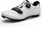 Youngtie Fahrradschuhe Herren Damen Rennrad MTB Peloton Schuhe mit Stollen Kompatibler Look Delta und SPD Lock Pedal White 265