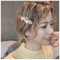 Yheakne Love Heart Haarspange Haarspange Niedliche Haarspange Pin Kopfschmuck Dekorative Haarnadel Kopf Clip Geometrie Haarspange Kopfbedeckung Haarschmuck für Frauen und Mädchen (Rosa Herz)