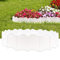 EEOCWF Garteneinfassung, Gartenlandschaftseinfassung, 20 Stück, Kunststoff-Gartenzauneinfassung, ineinandergreifende Landschaftsgestaltungskante, flexible Rasenkante Beetumrandung, Terrasse, Weg