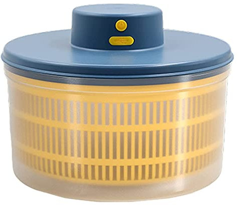 Evil Essoreuse à Salade éLectrique - SèChe-LéGumes à Laitue, Rechargeable par USB, Essoreuse à Fruits de Laitue à SéChage Rapide avec Bol