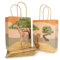PARTY PARTY 8 Safari Geschenktüten mit Henkel, umweltfreundliches Kraftpapier, Dschungel Party Tüte Kindergeburtstag, Mitgebsel, kleine Geschenke, 19 x 15 cm