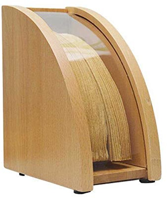 kaffee Filtertütenhalter,Lagerung Kaffeefilter Ständer mit Staubdichte Abdeckung,Kaffeefilterhalter Holz/Acryl Filterpapier Box,Passend für Konische und Fächerförmige Kaffeefilterpapiere (Holzfarbe)