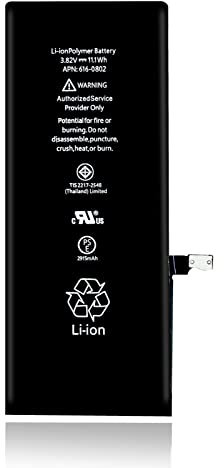 TRONYX High Capacity Replacement Battery for iPhone 6 Models A1549, A1586, A1589 without Charge Cycles | 24 Months Guarantee. Battery for iPhone 6