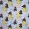 Sattie Harry Potter Stoff aus 100 % Baumwolle, Hellblau, 140 cm breit, Cartoon-Muster, Digitaldruck, halber Meter geschnitten, ideal zum Basteln, Quilten, Schneidern