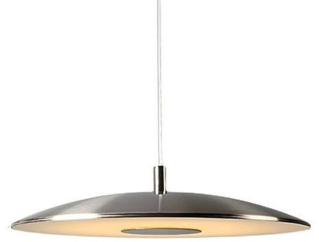 MODEBHD Nordic Modern Flying Saucer Kronleuchter Aluminium Deckenlampe Hochtemperaturfarbe Handpolierte Pendellampe Retro Loft Wohnzimmer 1 Licht Hängelampe Kücheninsel Wohnzimmer Kronleuchter