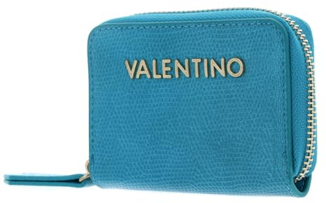 VALENTINO Montmartre RE VPS7QG139 Zip Around Wallet, Farbe: Türkis, Türkis, Talla única, Casual