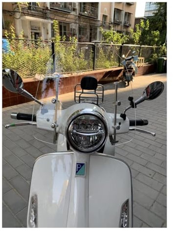MEndip Motorrad Windschutzscheiben Spoiler Für Piaggio Vespa GTS 300 Motorrad Windschutzscheibe Luftabweiser Roller Zubehör Motorrad Windschutzscheibe Universal Motorrad
