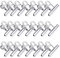 Raccoglitore in Metallo Clip,Bulldog Clips di Carta 100 Pezzi Fermacarte Metallo 22mm Argentato