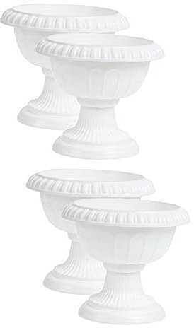 BCOATH 4stücke Vintage Roman Flower Pot Retro Urne Pflanzer Für Hochzeitsdekoration Und Party Hochwertiger Elegante Blumenübertöpfe Für Eingangsbereich Und Garten