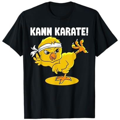 Kann Karate! Lustig Kampfsport Huhn Hähnchen Männer Frauen T-Shirt